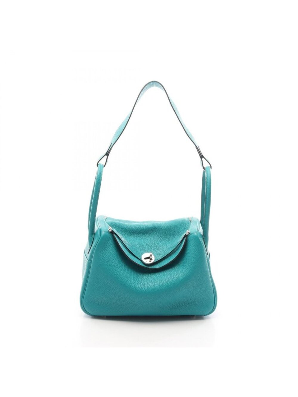 Hermes Shoulder Bag Lindy 26 Blue Paon Leather